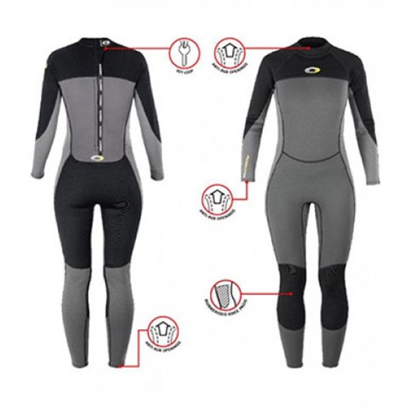 وت سوت 3.2 میل یک تکه از جنس Ultra Flex به همراه Velcro زنانه OSPERY Origin Steamer Wetsuit