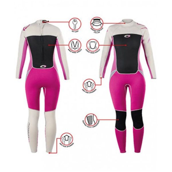 وت سوت 3.2 میل یک تکه از جنس Ultra Flex به همراه Velcro زنانه OSPERY Origin Steamer Wetsuit