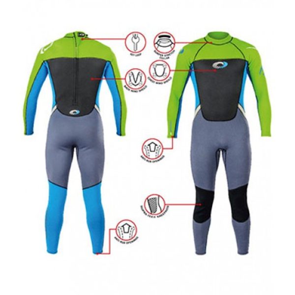 وت سوت بلند 3.2 میل از جنس Ultra Flex به همراه Velcro (مردانه) OSPERY Origin Steamer Wetsuit