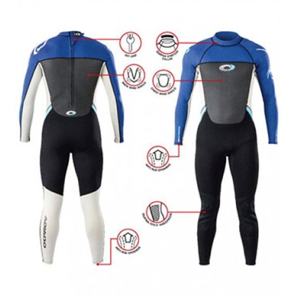 وت سوت بلند 3.2 میل از جنس Ultra Flex به همراه Velcro (مردانه) OSPERY Origin Steamer Wetsuit